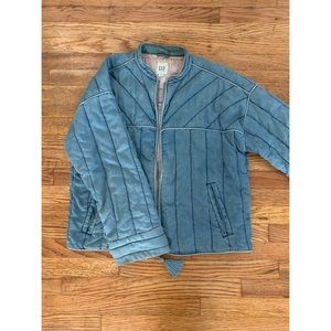 Quilted Denim Colored Jacket